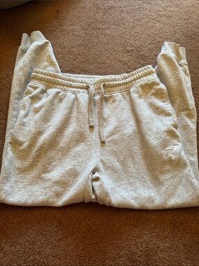 Gymshark Light Gray Fleece Sweatpants